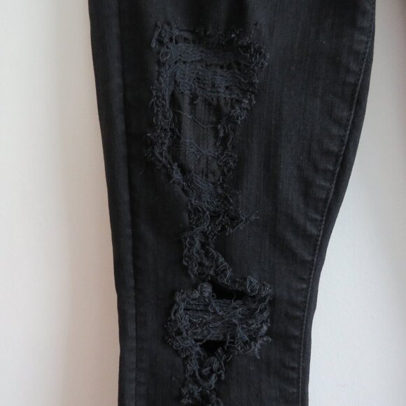 MOTHER Looker Ankle Fray Jeans in Guilty as Sin - Size 24 - Picture 8 of 15